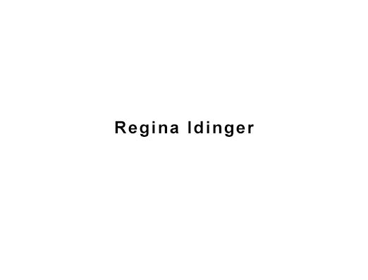 Frau Regina Idinger
