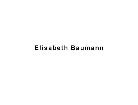 Frau Elisabeth Baumann